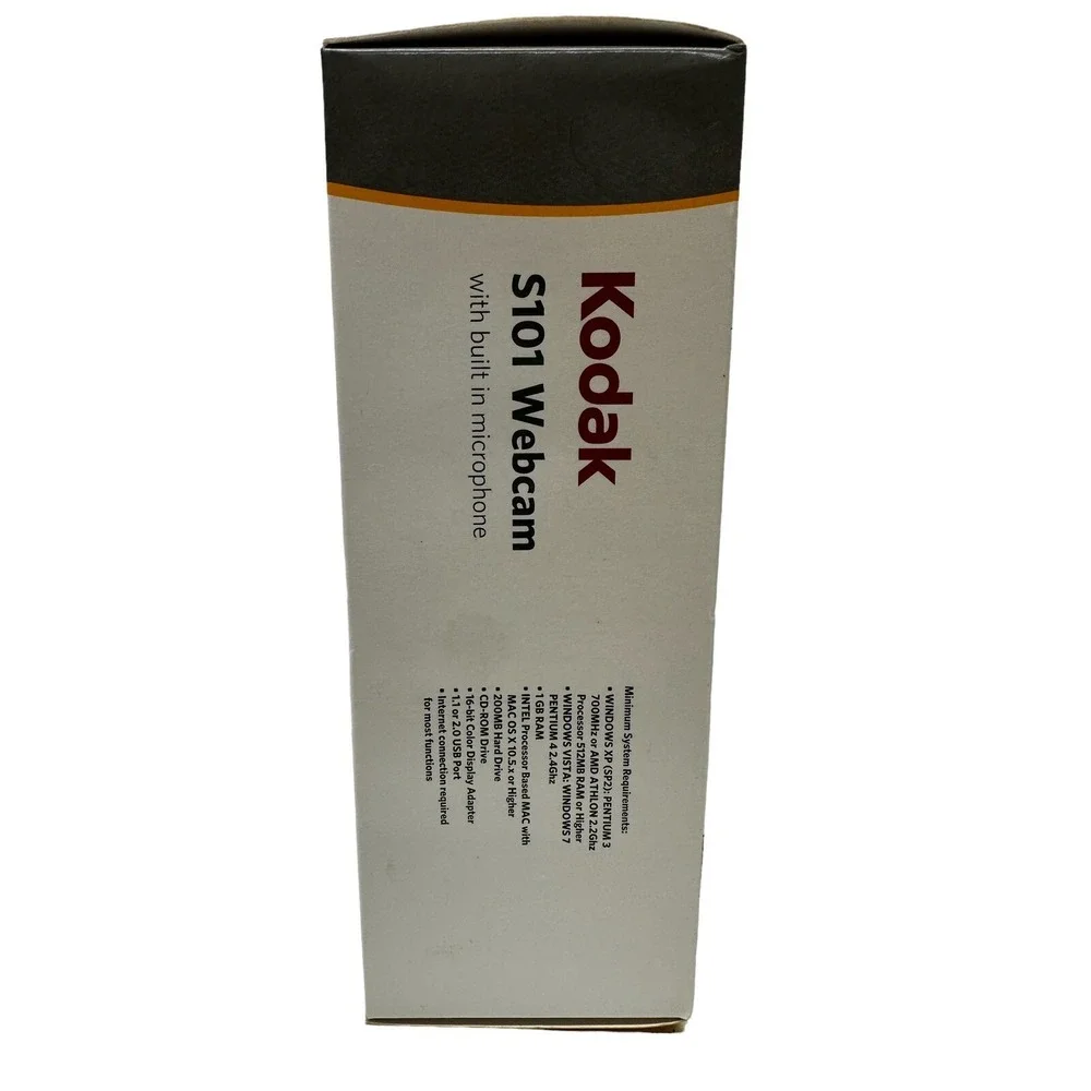 Kodak Webcam Built In‎ Microphone S101 New in Package Mac or Windows